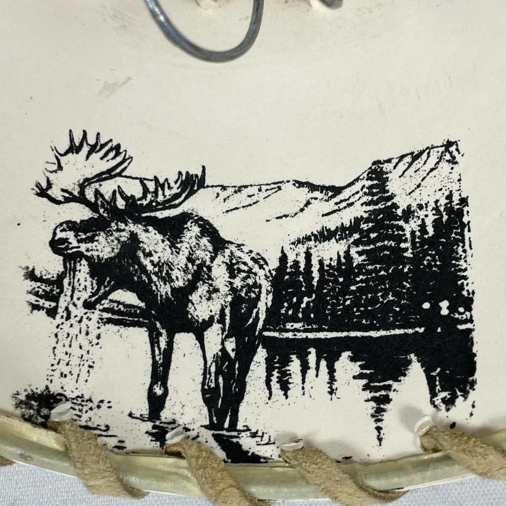 Vintage‎ Moose Silhouette Clip On Lampshade 4